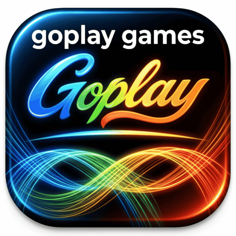 GoPlay Games app logo and GoPlay 11 fantasy cricket interface for APK download.