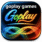 GoPlay Games app logo and GoPlay 11 fantasy cricket interface for APK download.